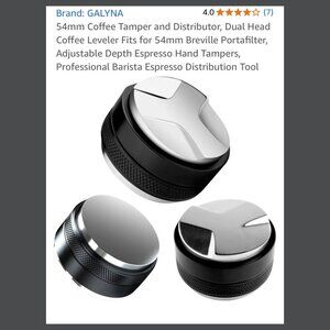 54 mm Coffee Distributer & Tamp